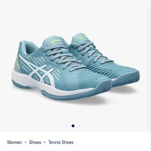 Like New Asics Teal Tennis Sneakers